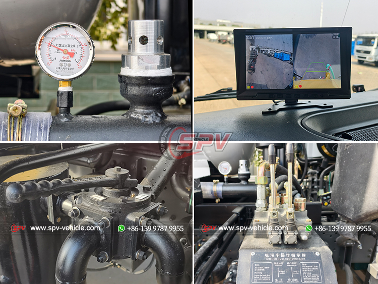 20,000 Litres  Guzzler Vacuum Truck - Operation Valves